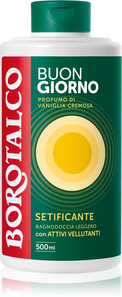 Borotalco Good Morning Silky Silkig duschgel doft Creamy Vanilla 500 ml