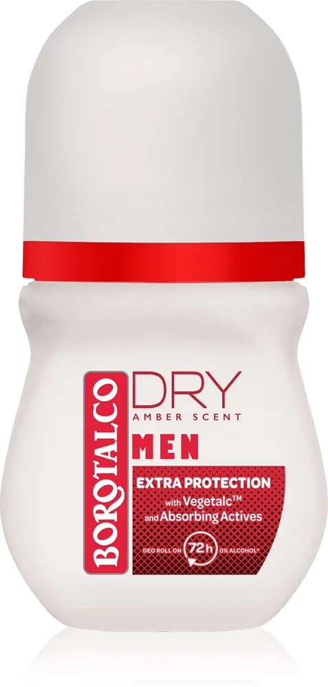 Borotalco MEN Dry Roll-On Deodorant 72 tim doft Amber 50 ml