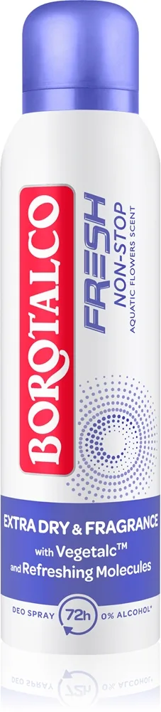 Borotalco Non-Stop Fresh Aquatic Flowers Deodorantspray 72 tim 150 ml