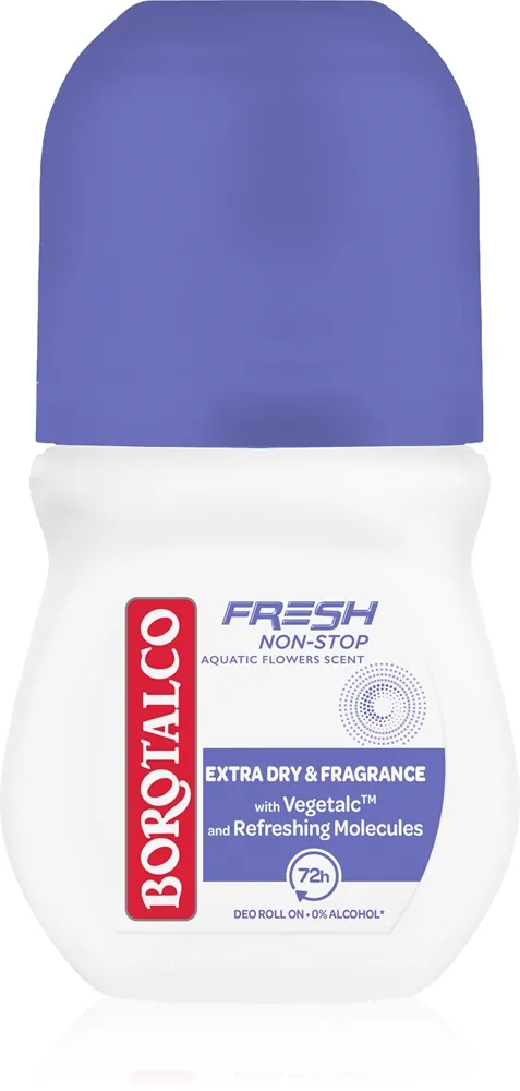 Borotalco Non-Stop Fresh Aquatic Flowers Roll-On Deodorant 72 tim 50 ml