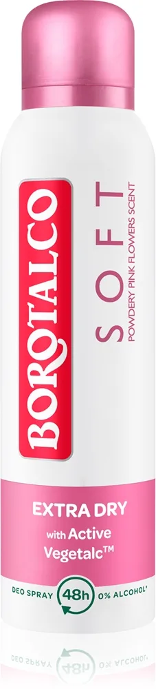 Borotalco Soft Talc & Pink Flower Talc & Pink Flower Spray deodorant uden alkohol 150 ml