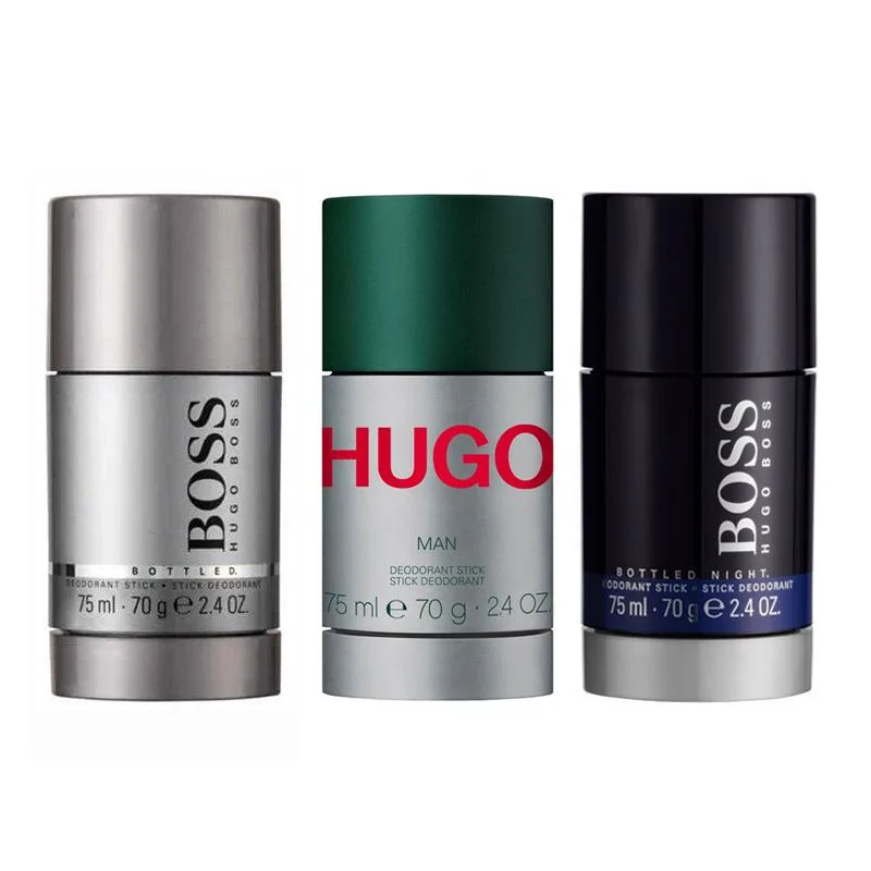 3-pack Hugo Boss Deostick Bottled + Hugo Man + Bottled Night 75ml