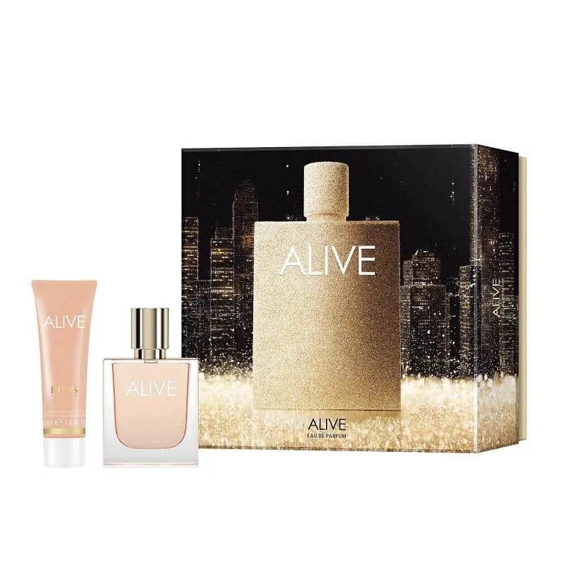 Giftset Hugo Boss Alive Edp 50ml + Hand & Body Lotion 75ml