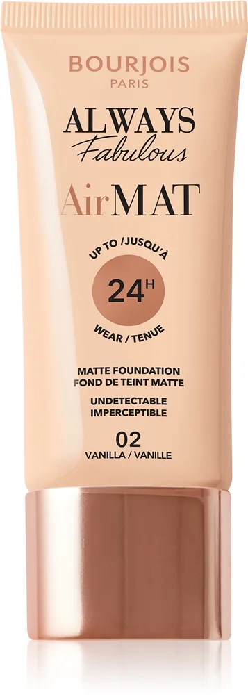 Bourjois Air Mat mattapinnan antava meikkivoide sävy 02 Vanilla 30 ml