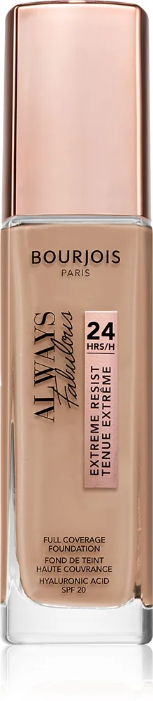Bourjois Always Fabulous pitkäkestoinen meikkivoide SPF 20 sävy 200 Vanille Rosé 30 ml