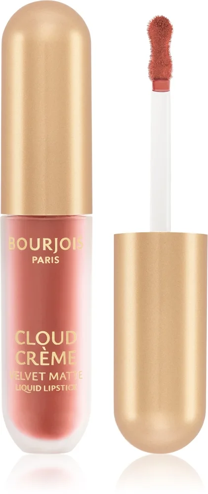 Bourjois Cloud Crème Velvet Matte Ultramatt flytande läpp Skugga 06 Passion Peach 3.1 ml