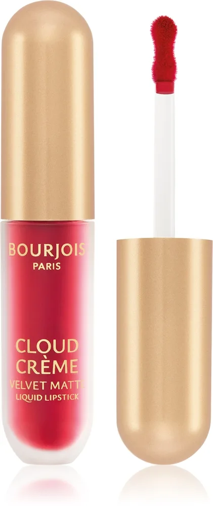Bourjois Cloud Crème Velvet Matte Ultramatt flytande läpp Skugga 07 Red-y or Not 3.1 ml