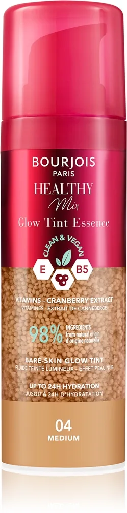 Bourjois Healthy Mix Glow Tint Essence Fugtgivende essens Skygge Medium 30 ml