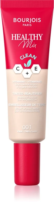 Bourjois Healthy Mix kevyt meikkivoide kosteuttava vaikutus sävy 001 Fair 30 ml