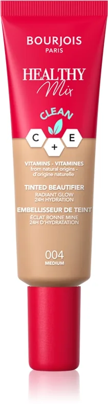 Bourjois Healthy Mix kevyt meikkivoide kosteuttava vaikutus sävy 004 Medium 30 ml