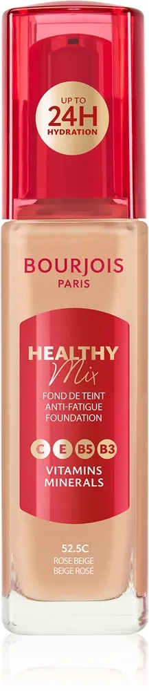 Bourjois Healthy Mix kirkastava ja kosteuttava meikkivoide 24h sävy 52.5N Rose Beige 30 ml