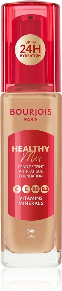 Bourjois Healthy Mix kirkastava ja kosteuttava meikkivoide 24h sävy 54N Beige 30 ml