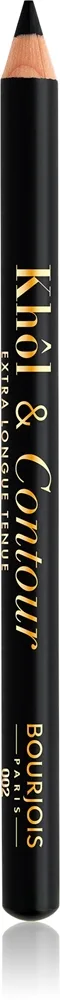 Bourjois Khôl & Contour Extra Longue Tenue Langtidsholdbar øjenblyant Skygge 002 Ultra Black 1.2 g