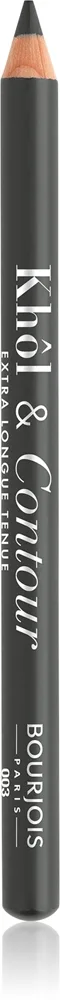 Bourjois Khôl & Contour Extra Longue Tenue pitkäkestoinen silmänrajauskynä sävy 003 Misti-gris 1.2 g