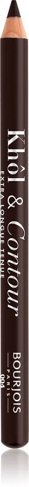 Bourjois Khôl & Contour Extra Longue Tenue Langtidsholdbar øjenblyant Skygge 004 Brun-dépendante 1,2 g