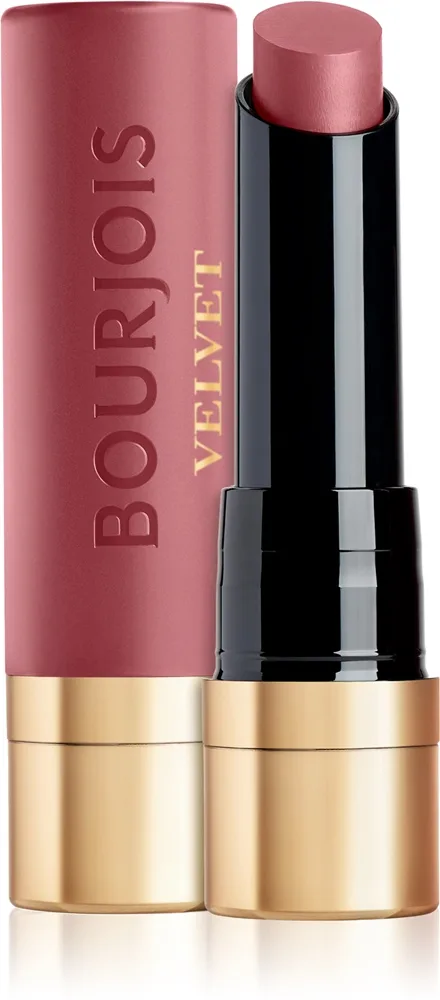 Bourjois Rouge Velvet The Lipstick Langtidsholdbar læbestift med mat effekt Skygge 19 Places Des Roses 2.4 g