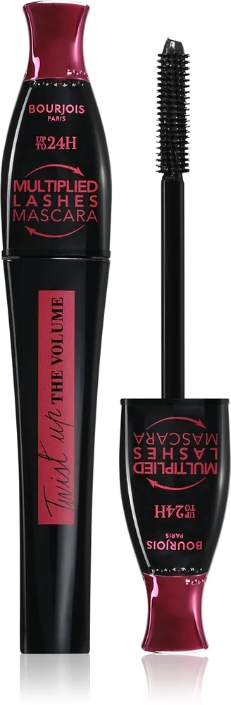 Bourjois Twist Up The Volume Volumengivende mascara Med 2-i-1 børste Skygge 23 Black 8 ml