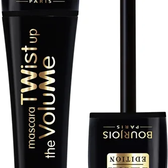 Bourjois Twist Up The Volume Volymskapande maskara Med 2-i-1 borste Skugga Ultra Black 8 ml