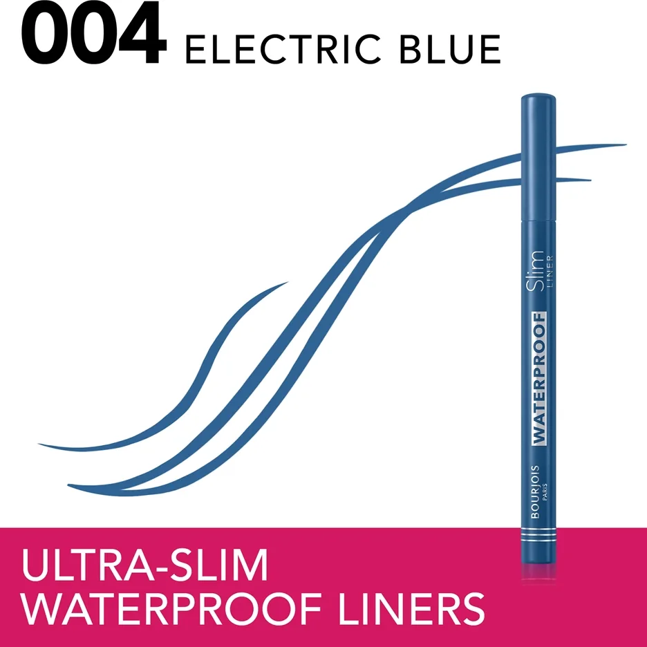 Bourjois Ultra Slim Waterproof Liner Vattentät eyeliner-penna Skugga Blue Electric 1 ml