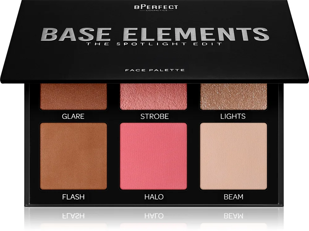 BPerfect Base Elements monikäyttöinen kasvopaletti kasvoille sävy The Spotlight 27 g