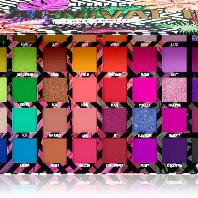 BPerfect Carnival III Love Tahiti Øjenskygge palette 64 g