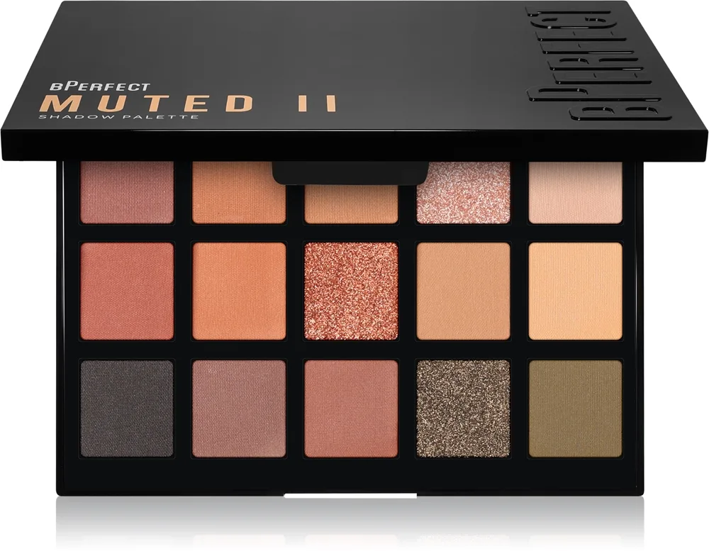 BPerfect Muted II Shadow Palette Palett för ögonskugga 22.5 g