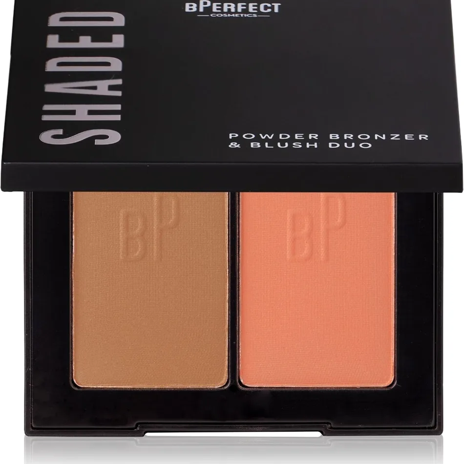BPerfect Shaded Powder Bronzer & Blush Duo Bronzer och rouge Skugga 01 Light 7 g