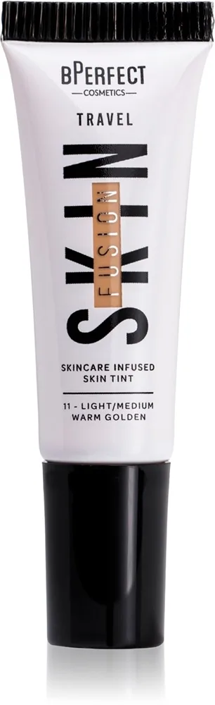BPerfect Skin Fusion Travel mini Toning creme Rejsepakke Skygge light/medium warm golden 10 ml