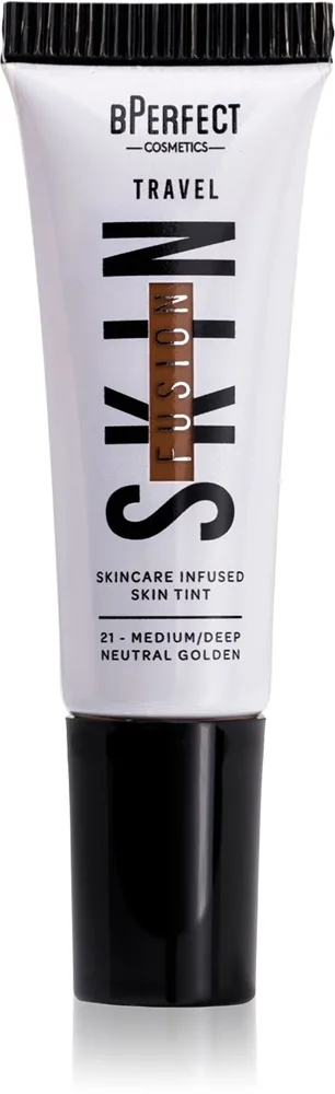BPerfect Skin Fusion Travel mini Toning creme Rejsepakke Skygge medium/deep neutral golden 10 ml