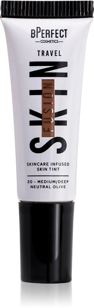 BPerfect Skin Fusion Travel mini Toning creme Rejsepakke Skygge medium/deep neutral olive 10 ml
