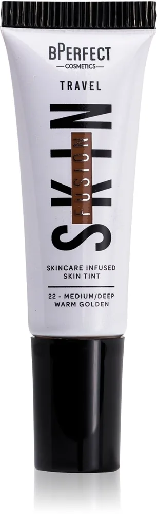 BPerfect Skin Fusion Travel mini Toning creme Rejsepakke Skygge medium/deep warm golden 10 ml