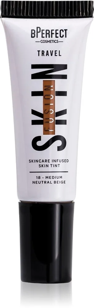 BPerfect Skin Fusion Travel mini Toning creme Rejsepakke Skygge medium neutral beige 10 ml