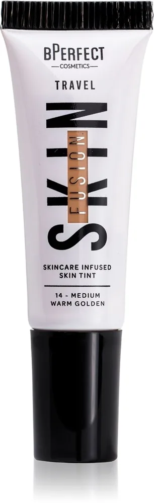 BPerfect Skin Fusion Travel mini Toning creme Rejsepakke Skygge medium warm golden 10 ml