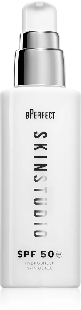BPerfect Skin Studio Hydrosheer Skin Glaze SPF 50 Lystergivande fuktgivande serum för ansikte 50 ml