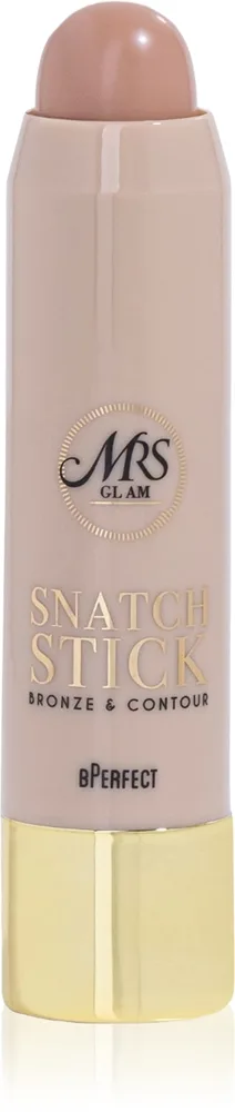 BPerfect Snatched Stick Bronze & Contour Bronzer I stift Skugga 02 Light Tan 44 g