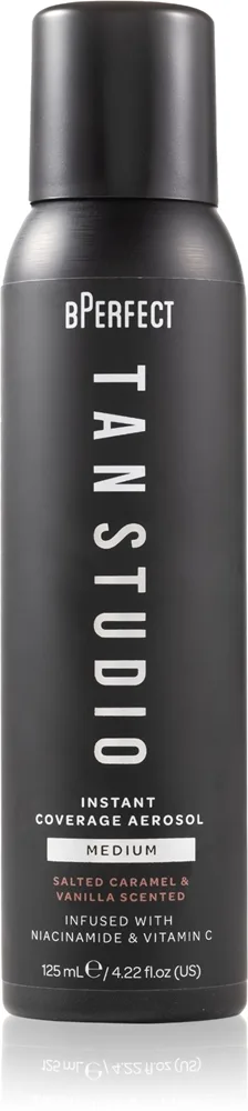 BPerfect Tan Studio Instant Aerosol Tan Selvbrunerspray Skygge Medium 125 ml