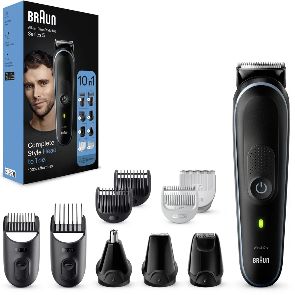 Braun All-In-One Series 5 MGK5445 uppsättning för kropp, skägg och hår 10-i-1 1 st.