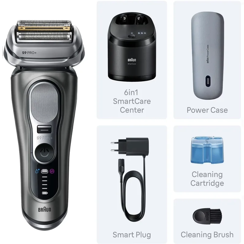 Braun Series 9 Pro Plus 6-in-1 SmartCare Centros PowerCase