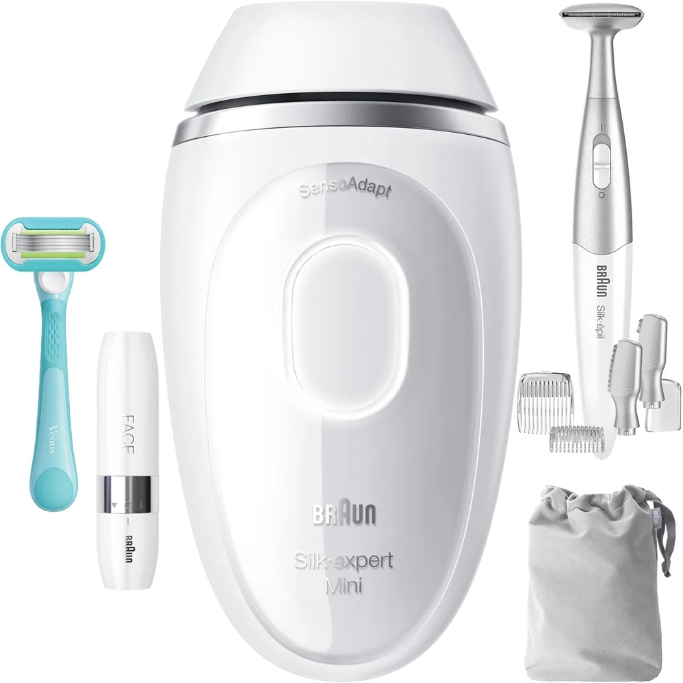 Braun IPL Silk·expert Mini PL1115 IPL Haarentferner für Körper, Gesicht, Bikini- und Achselbereich 1 St.
