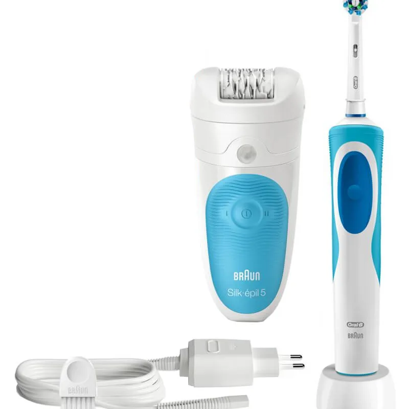 Braun Silk Epil 5 + Oral B Electric Toothbrush