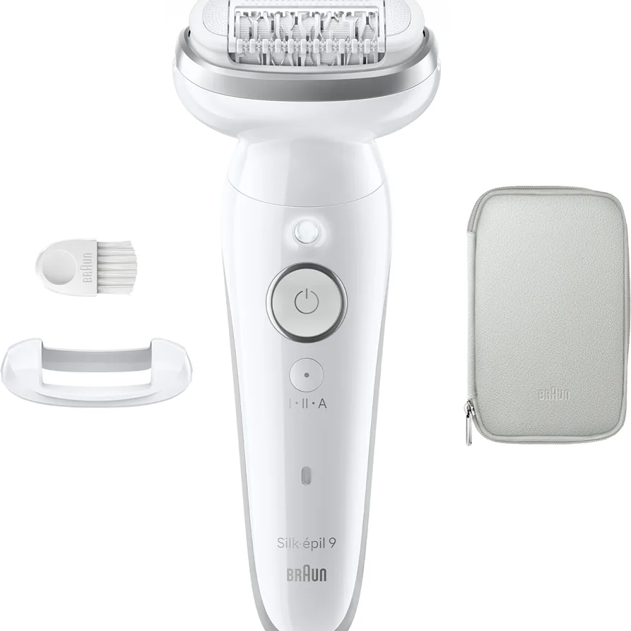 Braun Silk-épil 9 9-011 Epilierer mit voll flexiblem Kopf für die Nass- und Trockenrasur 1 St.