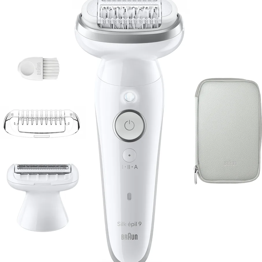 Braun Silk-épil 9 9-030 Epilierer mit voll flexiblem Kopf für die Nass- und Trockenrasur 1 St.