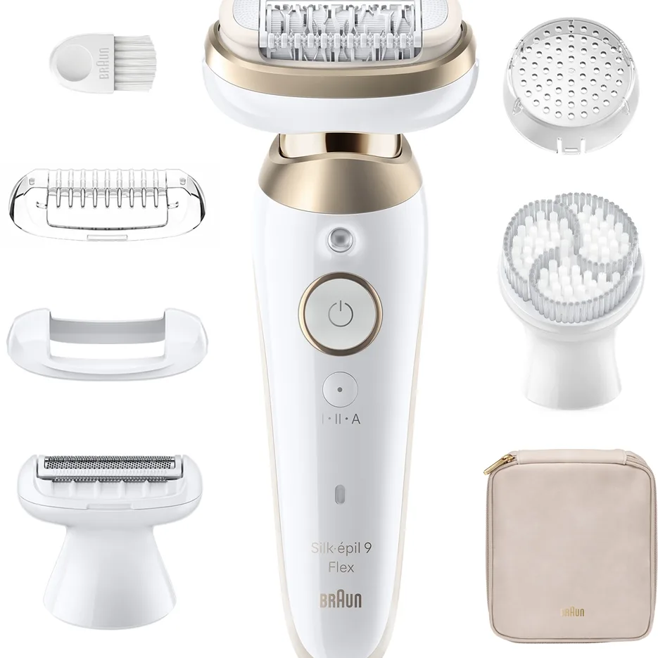 Braun Silk-épil 9 9-060 3D Epilierer mit voll flexiblem Kopf für die Nass- und Trockenrasur 1 St.
