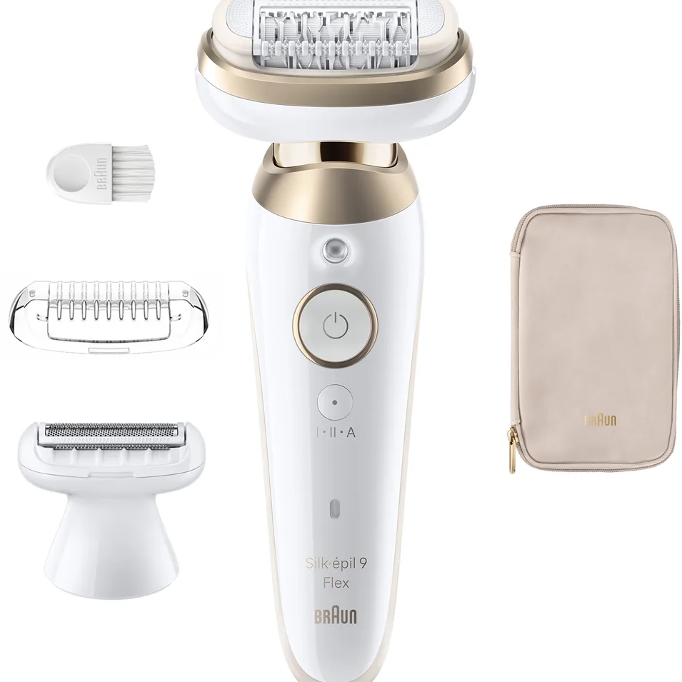 Braun Silk-épil 9 Flex 9-030 3D Epilierer mit voll flexiblem Kopf für die Nass- und Trockenrasur 1 St.
