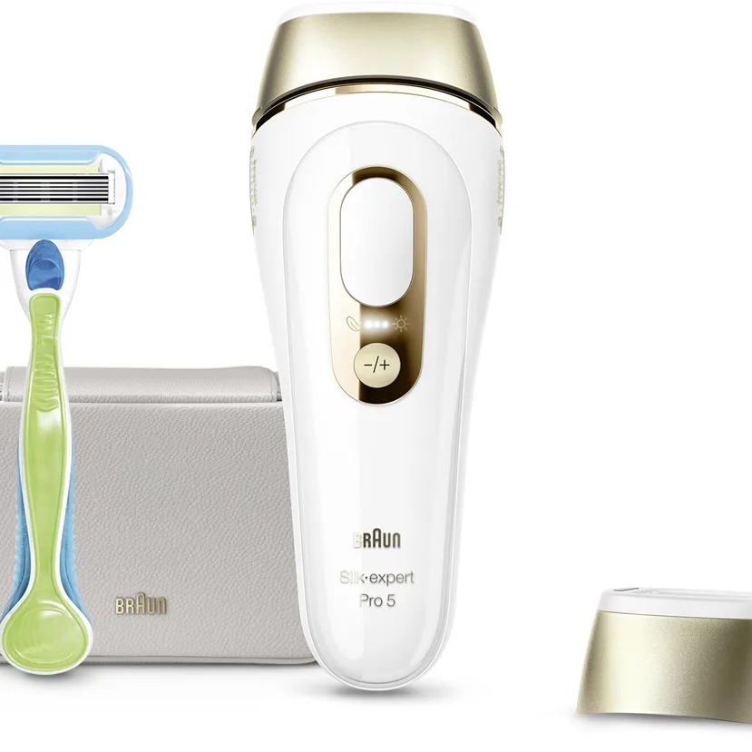 Braun IPL Silk·expert Pro 5 At Home Hair Removal With Pouch 1 Head PL5052