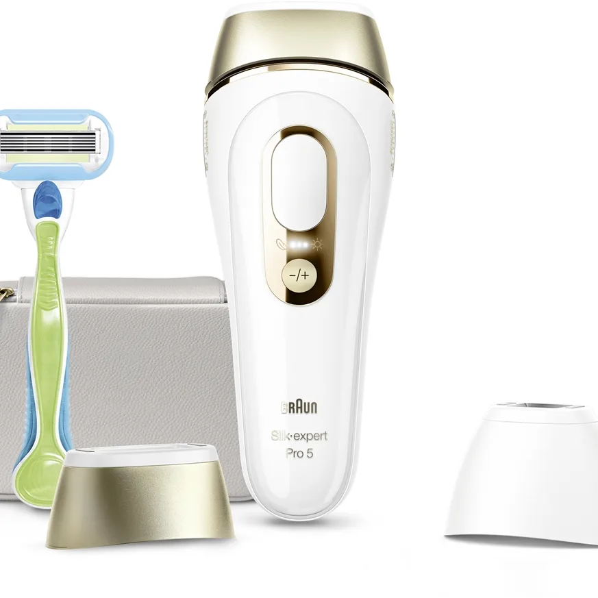 Braun Silk-expert PRO 5 IPL5152 IPL Haarentferner für Körper, Gesicht, Bikini- und Achselbereich 1 St.