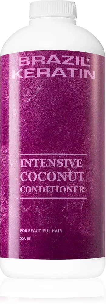 Brazil Keratin Coconut Conditioner Balsam För skadat hår 550 ml