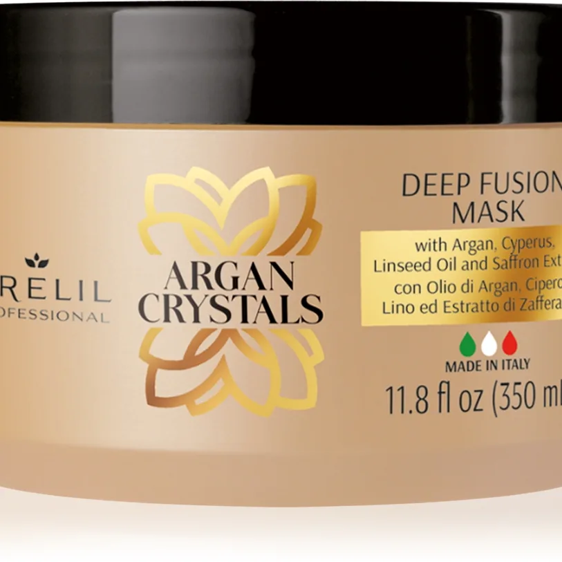Brelil Professional Cristalli di Argan Deep Fusion Mask kosteuttava naamio sisältää arganöljyä 350 ml