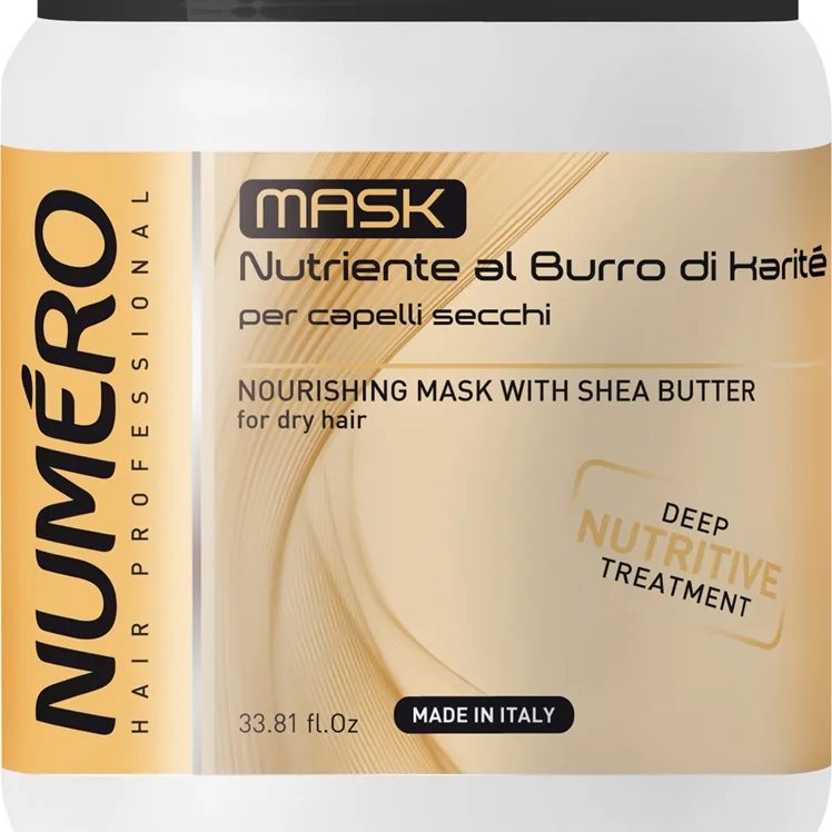 Brelil Professional Nourishing Mask Närande mask Med sheasmör För torrt hår 1000 ml