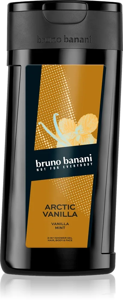 Bruno Banani Arctic Vanilla erfrischendes Duschgel 3in1 für Herren 250 ml